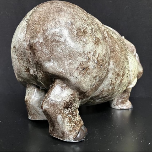 Rare Vintage 1977 Arnel's Ceramic Rhino - Picture 5 of 14